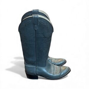 Vintage Acme Men's Cowboy Boots Men’s 9 Gray Made in USA